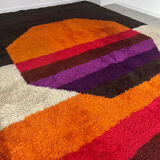 XXL DESSO carpet vintage pop art color from the 70s Scandinavian design Holland