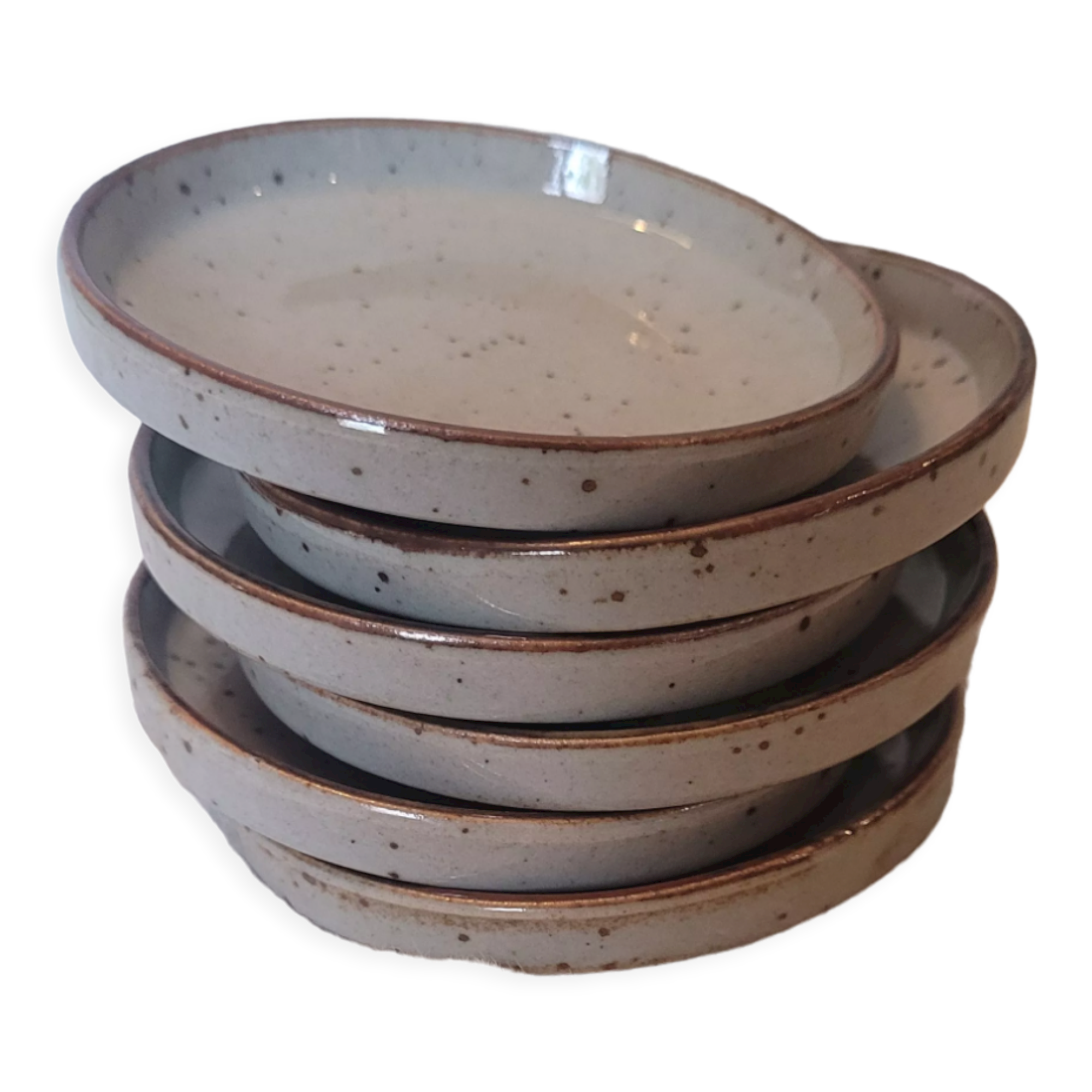 Vintage stoneware cute plates