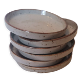 Vintage stoneware cute plates