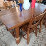 Solid oak farmhouse table