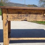 Très ancienne table de ferme en chêne