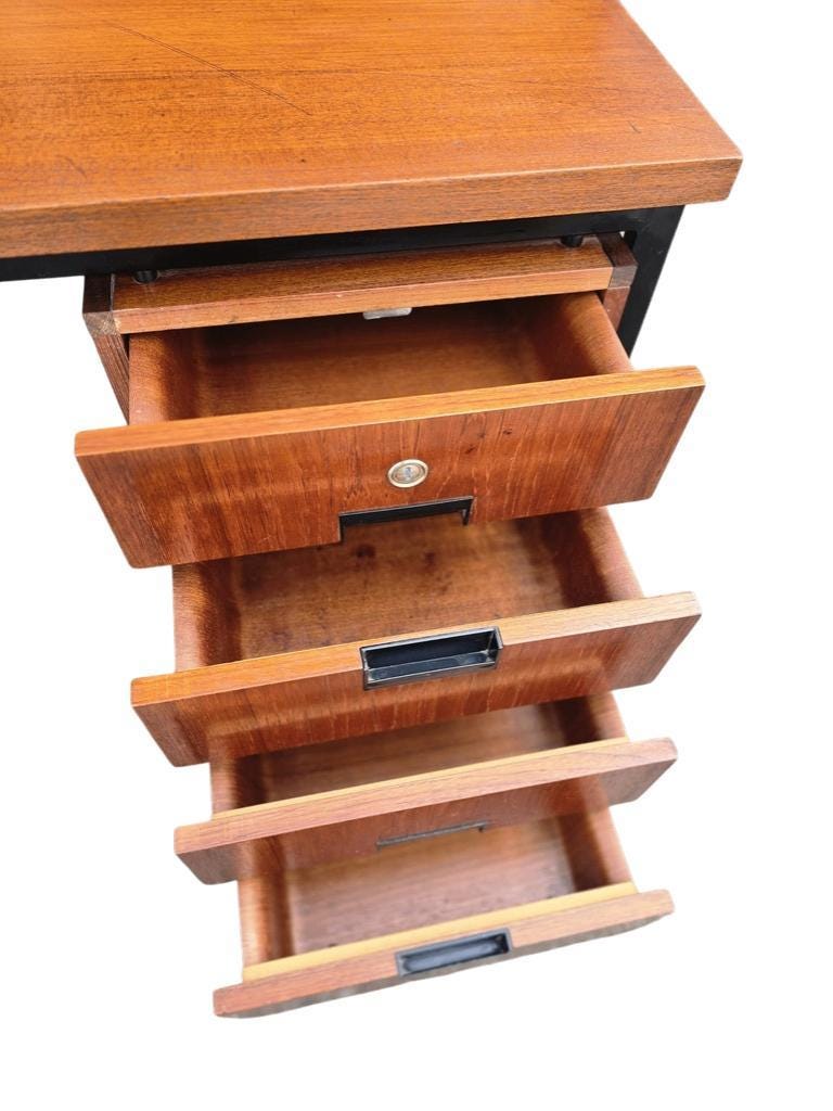 Vintage wooden desk Pastoe EU01 Cees Braakman