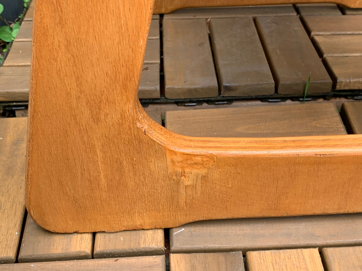 Children's wooden and formica desk and sled chairs 1970