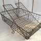 Brass mail basket