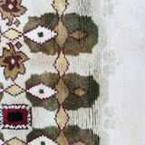 French rug Leleu 1950 224 X 157 cm