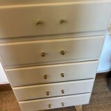 Vintage chiffonier with compass feet