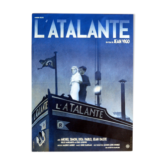 Original cinema poster "The Atalante" Michel Simon
