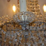 Balloon XIX th century crystal chandelier