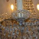 Lustre montgolfière cristal XIX eme siècle