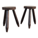 Pair of tripod stools