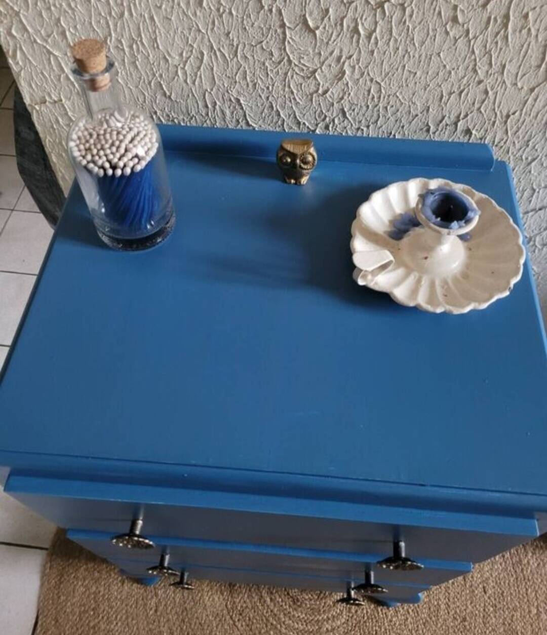 Blue chest of drawers