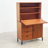 Vintage teak cabinet or secretaire by Simpla Lux