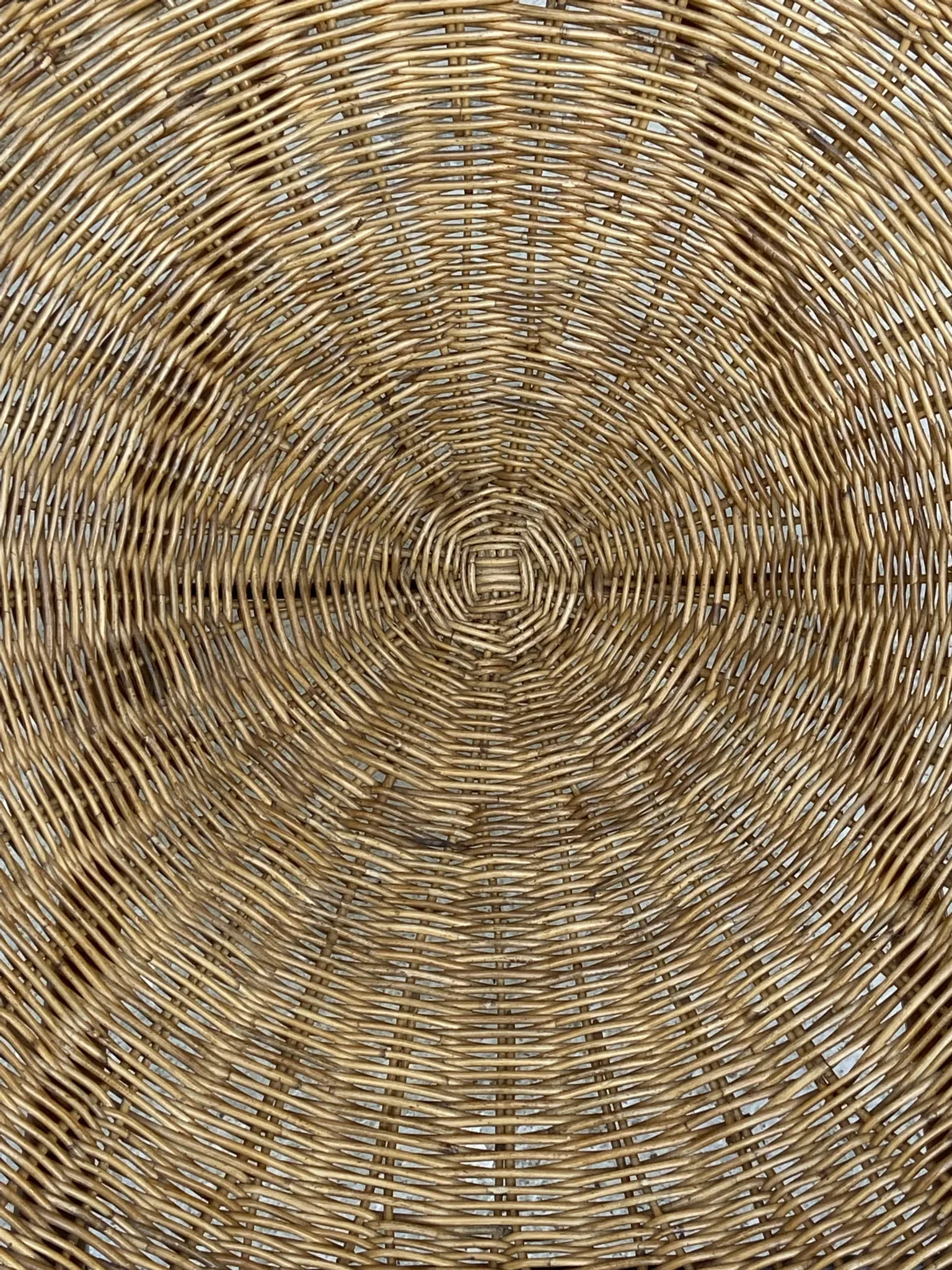 Pair of rattan armchairs from the 1950s.