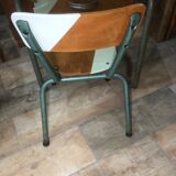 School desk and chair