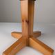 Pair of Scandinavian pine and fabric stools, 1980s