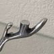 Polished aluminium servant