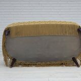 1950s, Danish 2-seater sofa, green/honing furniture velour.