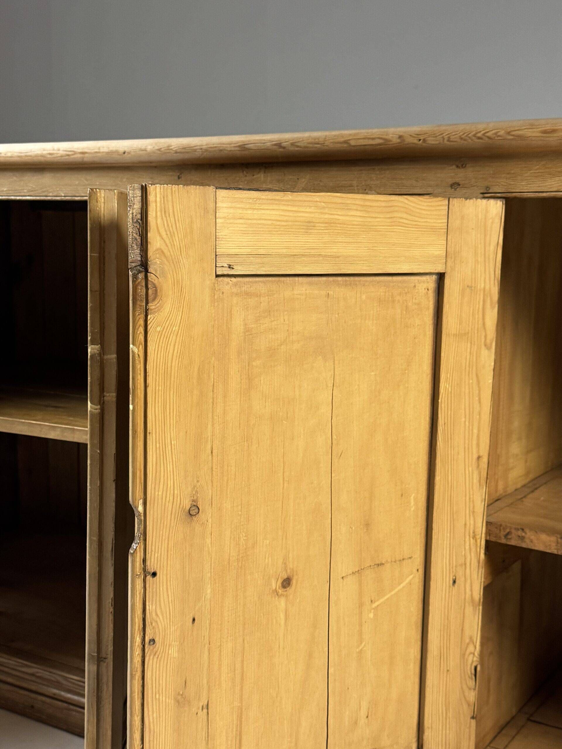 English pine sideboard 19th century