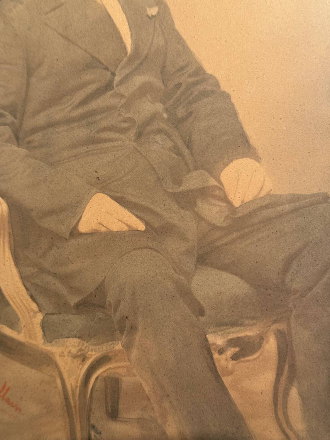 Old photograph, signed, circa 1860