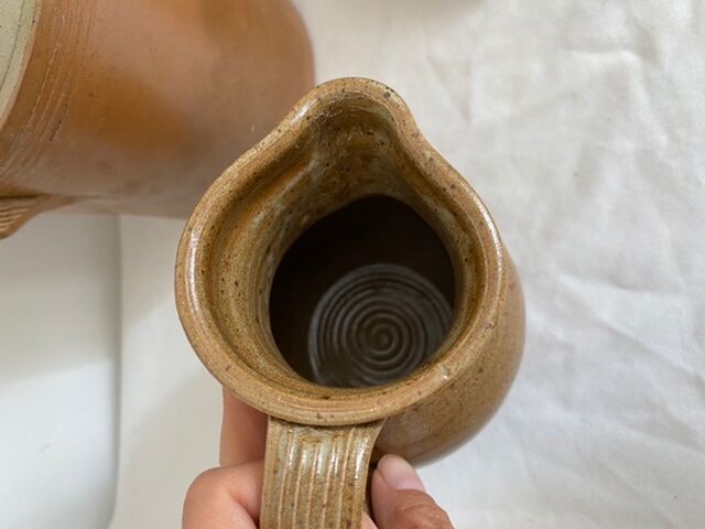 Set of sandstone pots and pitchers