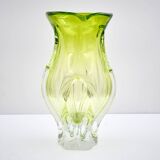 Vase en verre artistique vintage par Josef Hospodka, Tchécoslovaquie, années 1960.