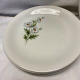 Set of 6 Vercors porcelain plates