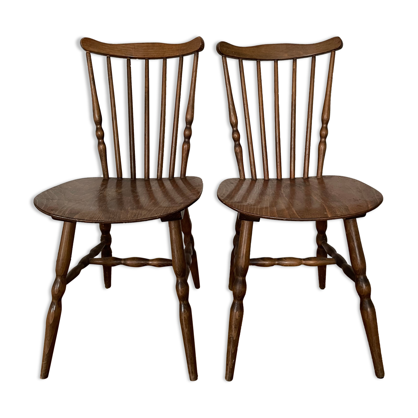 Set of 2 vintage Baumann Tacoma bistro chairs, circa 1960