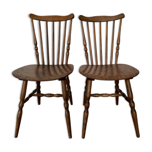 lot de 2 chaises de bistrot Baumann Tacoma, vers 1960