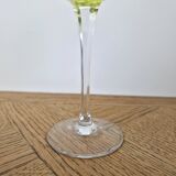 7 Antique chiseled crystal wine glasses from Ouraline