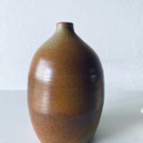 Signed stoneware vase