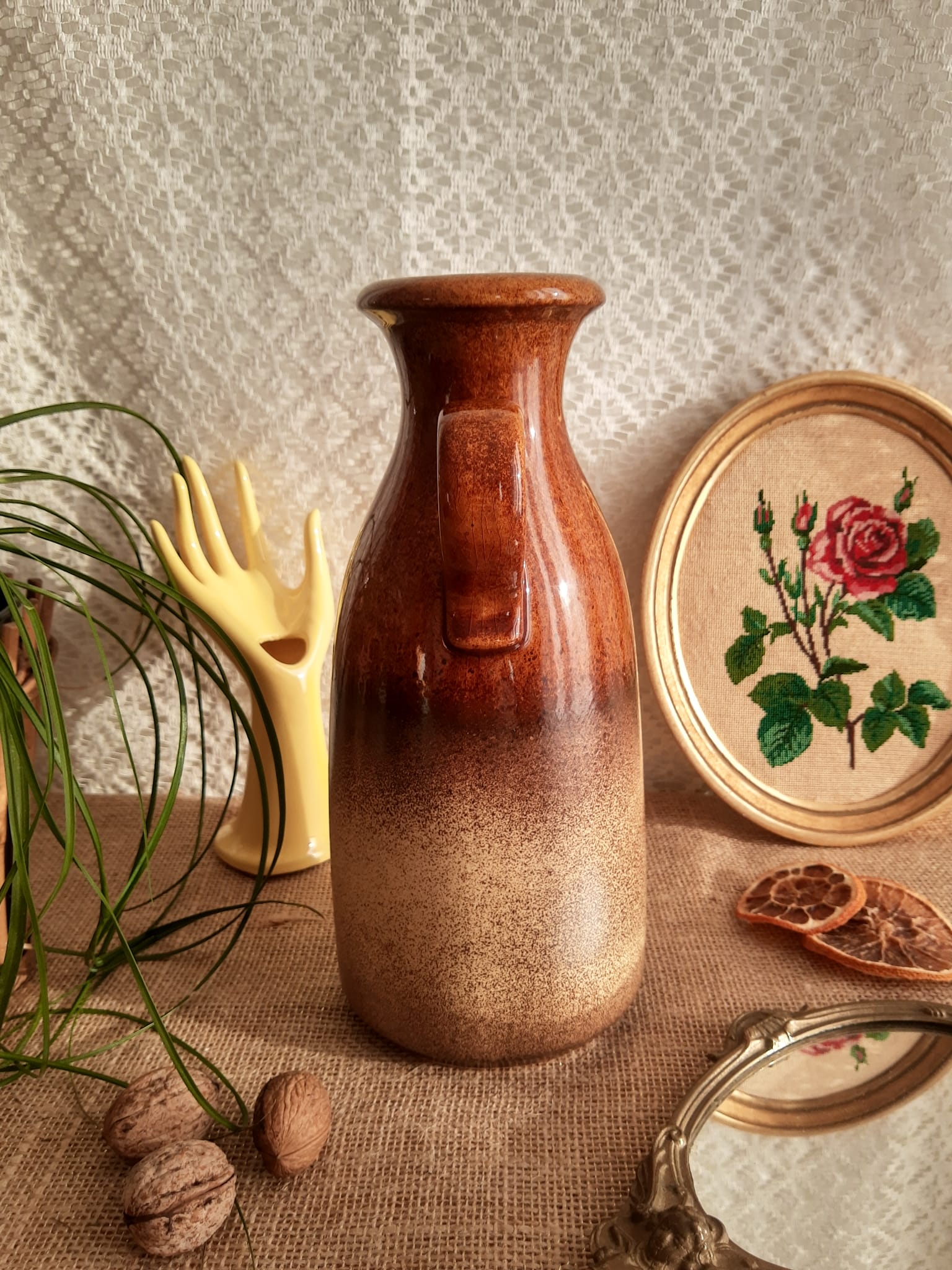 Ceramic vase Scheurich keramik 493-27 West Germany - vintage