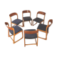 Ensemble de 6 chaises Traîneau Baumann