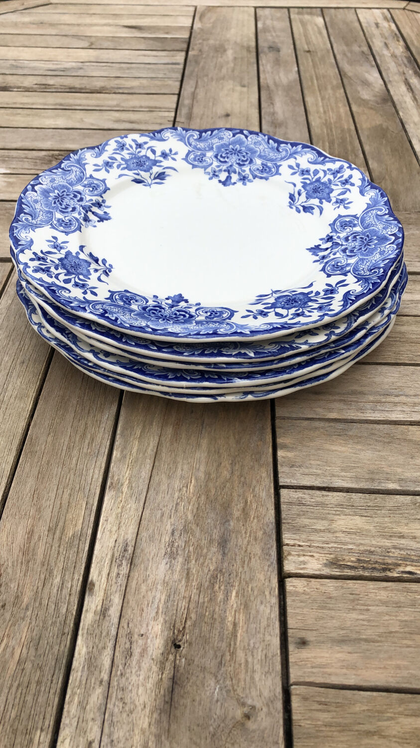 Set of 6 plates Dordrecht BFK Boch