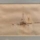 Edoardo De Martino (Italy 1838-1912), Off the Isle of Wight, watercolour, 1863