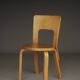 Model 66 Side Chair by Alvar Aalto for Artek, 1940s