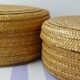 Set of 2 raffia baskets