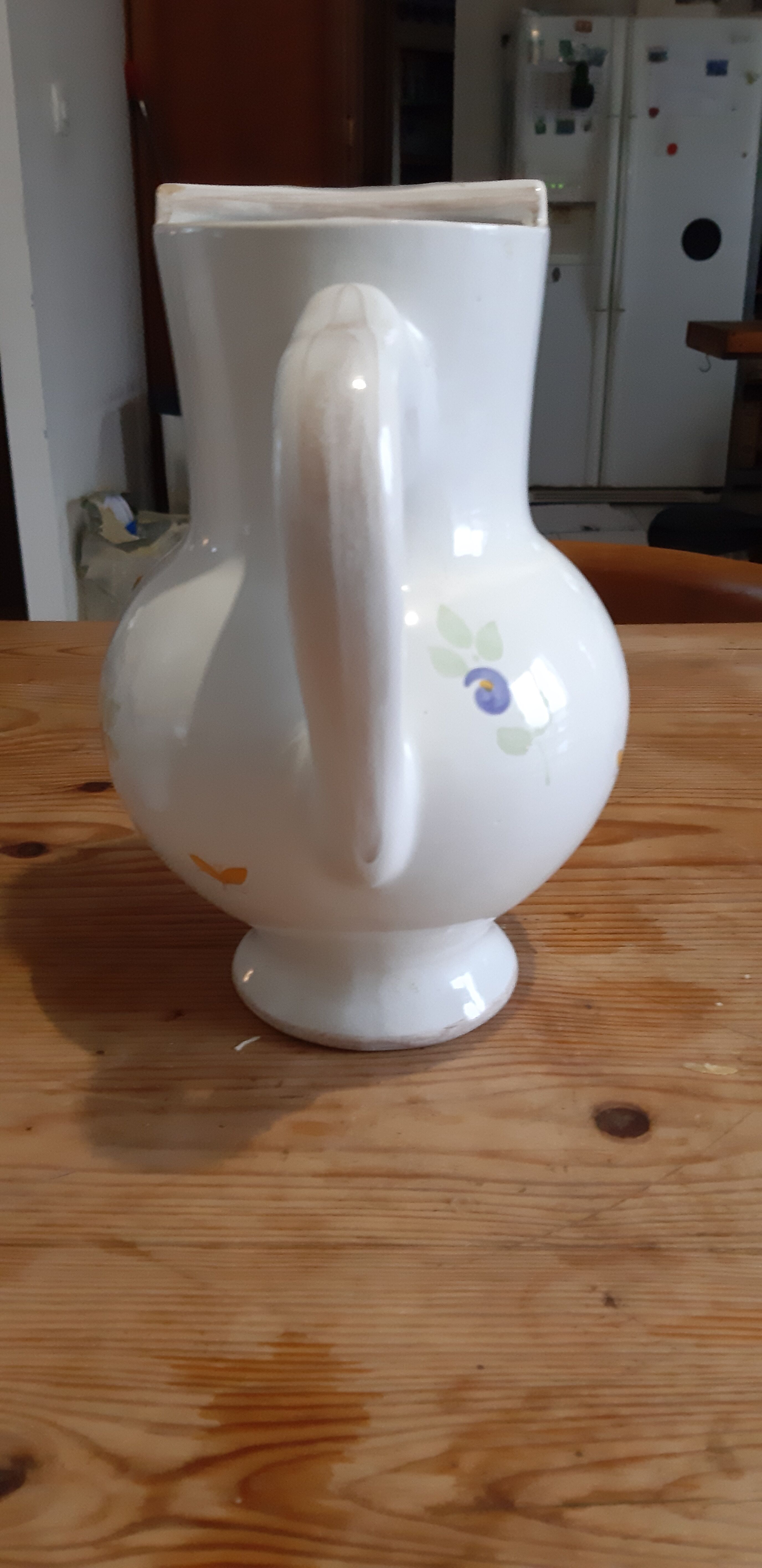 2 Pitchers in Faience of La Chapelle des Pots