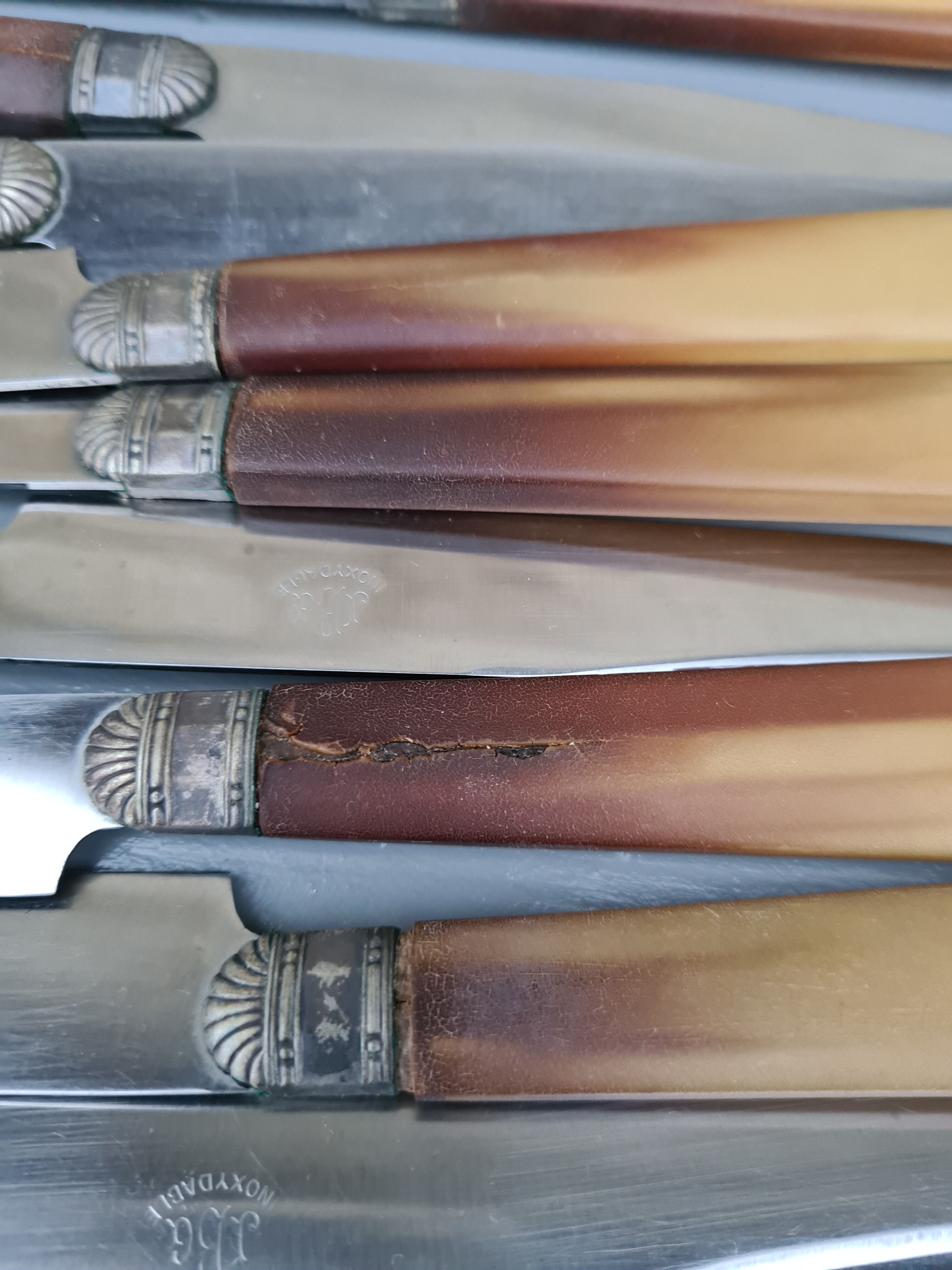 Series of 12 JBG knives