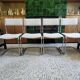4 renovated vintage sled chairs