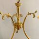 Lustre vintage doré 3 branches