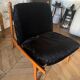 Armchair Joseph André Motte 760 Steiner France - Black horse