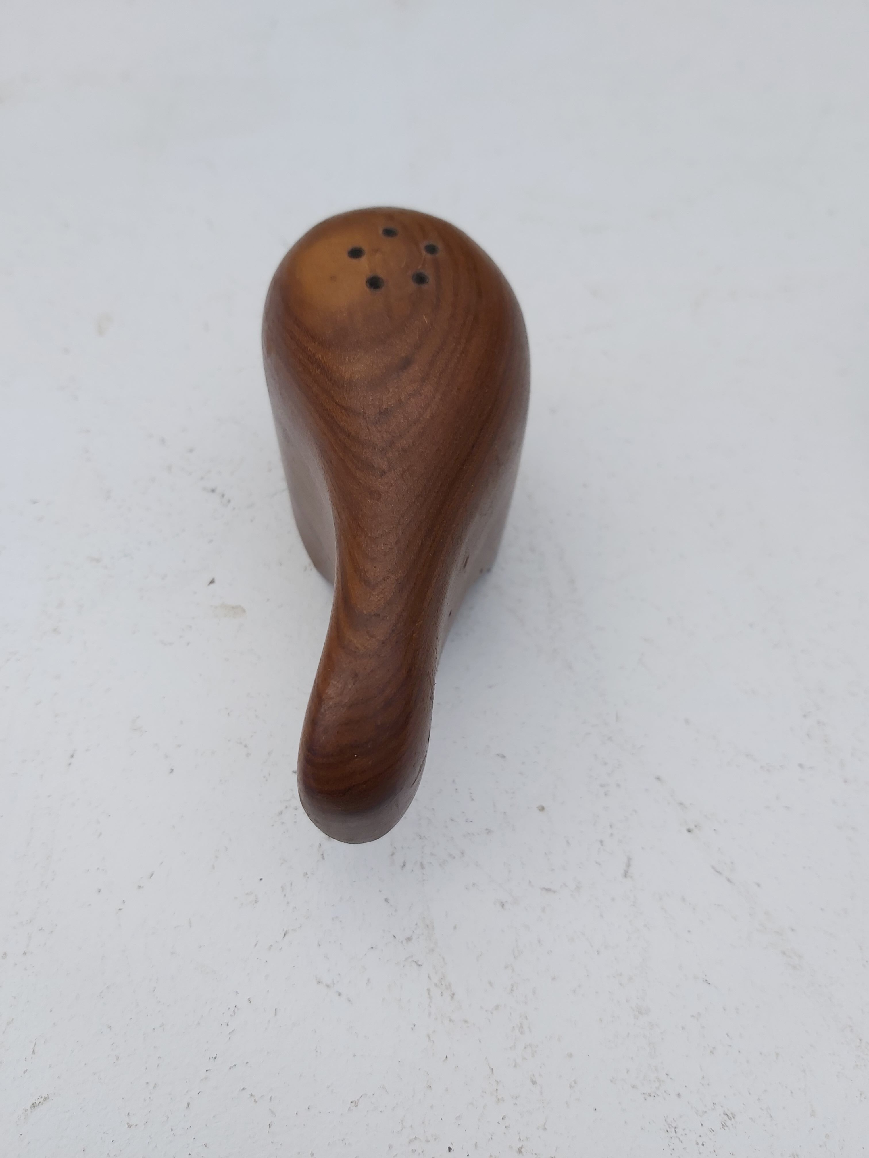 Scandinavian teak pepper shaker