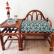 Fauteuil avec tablette en rotin & bambou - vintage