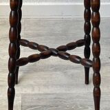 Vintage turned wooden gueridon from the 60s.