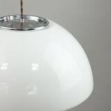 Space-age White Pendant by Luigi Massoni for Guzzini, 1960s