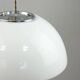 Space-age White Pendant by Luigi Massoni for Guzzini, 1960s
