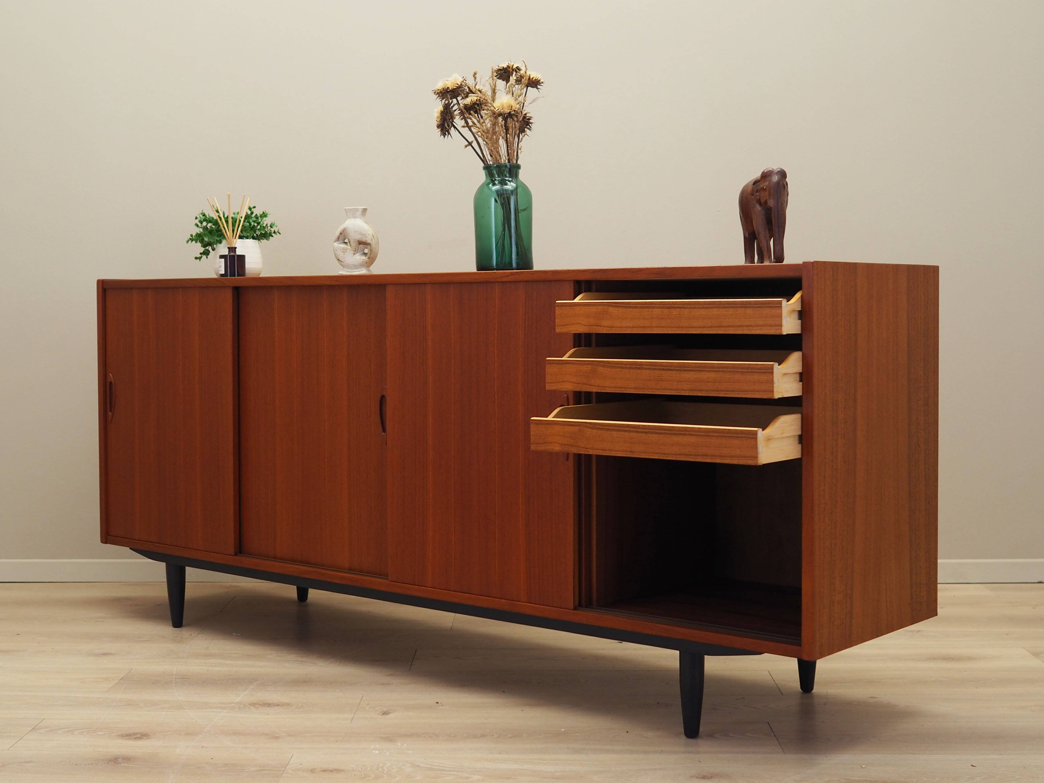 Teak sideboard, Danish design, 1970s, production: Denmark
