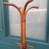 Rattan parrot coat rack, 1960