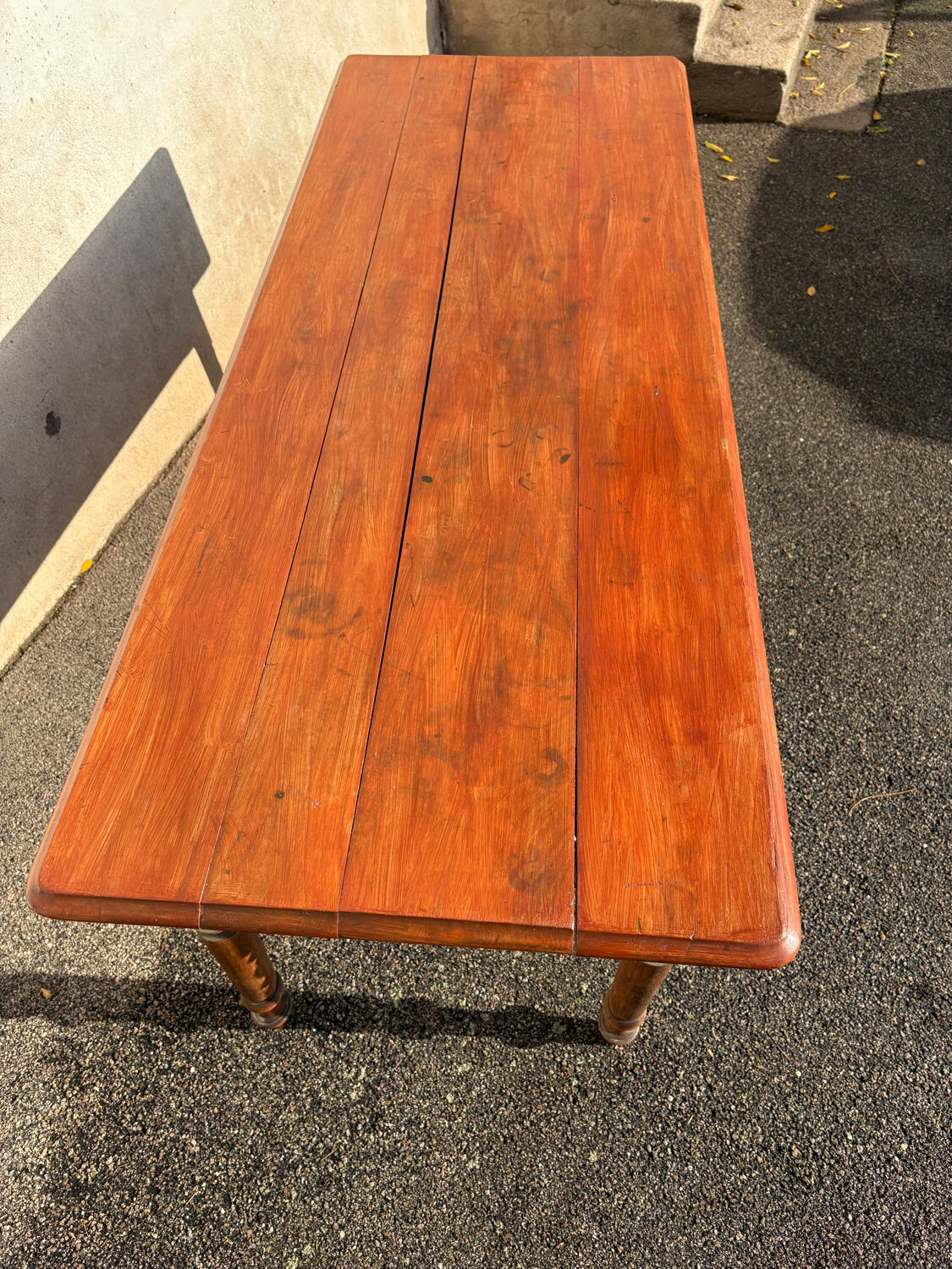 Table de bistrot en sapin