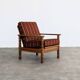 Brutalist sofa and chair set | vintage sofa | 1960s | oak.
